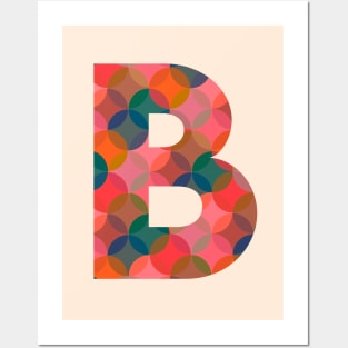 Letter B Initial Posters and Art